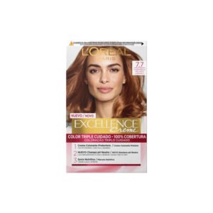 Excellence Creme Coloracion Proteccion Tinte N. 7.7 Caramelo Helado